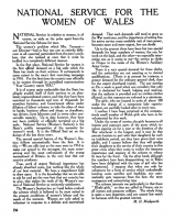 Margaret Mackworth’s article on National Service for Welsh women, in the periodical Welsh Outlook, vol 4, no 7, July 1917.